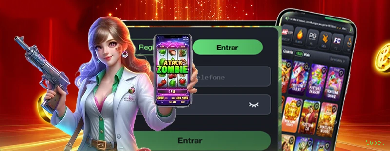 Controles de paJogonto e BRL em 56bet